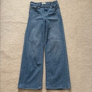 Frame Denim Wide Leg Blue Jeans